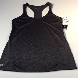 Ideology Women’s Opp Tank Activewear Top Black Size XS Semi Fitted Lightweight